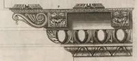 An illustration from A new treatise of architecture, according to Vitruvius : wherein is discoursed of the five orders of columns ... (1669)
