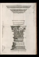 An illustration from A new treatise of architecture, according to Vitruvius : wherein is discoursed of the five orders of columns ... (1669)
