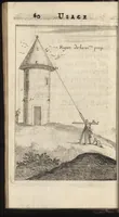 Picture 18 of 34 from Traité de l'usage du pantometre : instrument geometrique propre à prendre toutes fortes d'angles, mezurer les distances accessibles & inaccessibles, arpenter & diviser toutes fortes de figure, &c., nouvellement inventé par le Sr. Bullet, architecte & ingenieur du roi & de la ville (1675), leaf 111