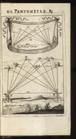 Picture 24 of 34 from Traité de l'usage du pantometre : instrument geometrique propre à prendre toutes fortes d'angles, mezurer les distances accessibles & inaccessibles, arpenter & diviser toutes fortes de figure, &c., nouvellement inventé par le Sr. Bullet, architecte & ingenieur du roi & de la ville (1675), leaf 136