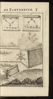 Picture 6 of 34 from Traité de l'usage du pantometre : instrument geometrique propre à prendre toutes fortes d'angles, mezurer les distances accessibles & inaccessibles, arpenter & diviser toutes fortes de figure, &c., nouvellement inventé par le Sr. Bullet, architecte & ingenieur du roi & de la ville (1675), leaf 56