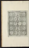 An illustration from Sicilia et Magna Graecia, sive, Historiae urbium et populorum Graeciae ex antiquis numismatibus liber primus (1644)