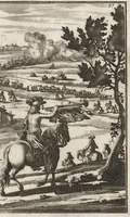 An illustration from Les travaux de Mars, ou, L'art de la guerre : divisé en trois parties ... : avec un ample détail de la milice des Turcs, tant pour l'attaque que pour la deffence : ouvrage enrichi de plus de quatre cens planches gravées en taille-douce (1684)