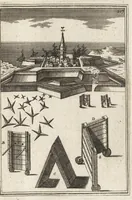 An illustration from Les travaux de Mars, ou, L'art de la guerre : divisé en trois parties ... : avec un ample détail de la milice des Turcs, tant pour l'attaque que pour la deffence : ouvrage enrichi de plus de quatre cens planches gravées en taille-douce (1684)