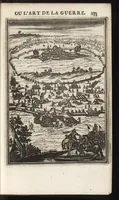 An illustration from Les travaux de Mars, ou, L'art de la guerre : divisé en trois parties ... : avec un ample détail de la milice des Turcs, tant pour l'attaque que pour la deffence : ouvrage enrichi de plus de quatre cens planches gravées en taille-douce (1684)