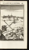 An illustration from Les travaux de Mars, ou, L'art de la guerre : divisé en trois parties ... : avec un ample détail de la milice des Turcs, tant pour l'attaque que pour la deffence : ouvrage enrichi de plus de quatre cens planches gravées en taille-douce (1684)