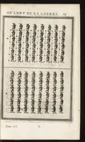 Picture 11 of 62 from Les travaux de Mars, ou, L'art de la guerre : divisé en trois parties ... : avec un ample détail de la milice des Turcs, tant pour l'attaque que pour la deffence : ouvrage enrichi de plus de quatre cens planches gravées en taille-douce (1684), leaf 80