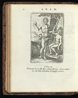 An illustration from De helden Godes des ouwden verbonds : met kunstige beeldenissen vertoont, en poeetelijk verklaert ; midsgaders, eem Hymnus of lofzangh van de christelijcke ridder ; en De heerlijckeheyd van Salomon (1699)
