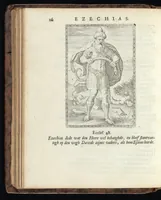 Picture 10 of 12 from De helden Godes des ouwden verbonds : met kunstige beeldenissen vertoont, en poeetelijk verklaert ; midsgaders, eem Hymnus of lofzangh van de christelijcke ridder ; en De heerlijckeheyd van Salomon (1699), leaf 65