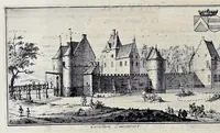 Picture 22 of 29 from Topographia historica Gallo-Brabantiae : quâ Romanduae oppida muncipia & dominia illustrantur : atque monasteria, nobiliumque praetoria castellaque in aes incisa exhibentur (1692), leaf 231