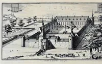 Picture 23 of 29 from Topographia historica Gallo-Brabantiae : quâ Romanduae oppida muncipia & dominia illustrantur : atque monasteria, nobiliumque praetoria castellaque in aes incisa exhibentur (1692), leaf 233