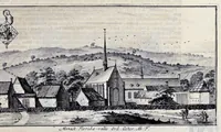 Picture 24 of 29 from Topographia historica Gallo-Brabantiae : quâ Romanduae oppida muncipia & dominia illustrantur : atque monasteria, nobiliumque praetoria castellaque in aes incisa exhibentur (1692), leaf 236