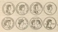 An illustration from Imperatorum romanorum numismata ex aere mediae et minimae formae : descripta & enarrata (1697)