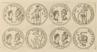 An illustration from Imperatorum romanorum numismata ex aere mediae et minimae formae : descripta & enarrata (1697)