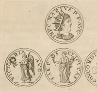 Picture 17 of 17 from Imperatorum romanorum numismata ex aere mediae et minimae formae : descripta & enarrata (1697), leaf 391