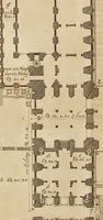 An illustration from Nicolai Goldmans Vollständige Anweisung zu der Civil-Bau-Kunst : in welcher nicht nur die fünff Ordnungen, samt den darzu gehörigen Fenster-Gesimsen, Kämpffern, Geländer-Dockeb und Bilderstühlen, auf eine neue und sonderbare leichte Art aufzureissen deutlich gewiesen, sondern zugleich getreulich entdecket wird ... (1708)