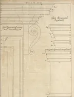Picture 47 of 115 from Nicolai Goldmans Vollständige Anweisung zu der Civil-Bau-Kunst : in welcher nicht nur die fünff Ordnungen, samt den darzu gehörigen Fenster-Gesimsen, Kämpffern, Geländer-Dockeb und Bilderstühlen, auf eine neue und sonderbare leichte Art aufzureissen deutlich gewiesen, sondern zugleich getreulich entdecket wird ... (1708), leaf 210