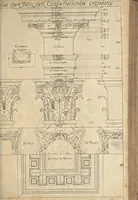 Picture 49 of 115 from Nicolai Goldmans Vollständige Anweisung zu der Civil-Bau-Kunst : in welcher nicht nur die fünff Ordnungen, samt den darzu gehörigen Fenster-Gesimsen, Kämpffern, Geländer-Dockeb und Bilderstühlen, auf eine neue und sonderbare leichte Art aufzureissen deutlich gewiesen, sondern zugleich getreulich entdecket wird ... (1708), leaf 216