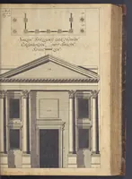 An illustration from Nicolai Goldmans Vollständige Anweisung zu der Civil-Bau-Kunst : in welcher nicht nur die fünff Ordnungen, samt den darzu gehörigen Fenster-Gesimsen, Kämpffern, Geländer-Dockeb und Bilderstühlen, auf eine neue und sonderbare leichte Art aufzureissen deutlich gewiesen, sondern zugleich getreulich entdecket wird ... (1708)