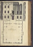 An illustration from Nicolai Goldmans Vollständige Anweisung zu der Civil-Bau-Kunst : in welcher nicht nur die fünff Ordnungen, samt den darzu gehörigen Fenster-Gesimsen, Kämpffern, Geländer-Dockeb und Bilderstühlen, auf eine neue und sonderbare leichte Art aufzureissen deutlich gewiesen, sondern zugleich getreulich entdecket wird ... (1708)