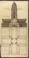 An illustration from Nicolai Goldmans Vollständige Anweisung zu der Civil-Bau-Kunst : in welcher nicht nur die fünff Ordnungen, samt den darzu gehörigen Fenster-Gesimsen, Kämpffern, Geländer-Dockeb und Bilderstühlen, auf eine neue und sonderbare leichte Art aufzureissen deutlich gewiesen, sondern zugleich getreulich entdecket wird ... (1708)