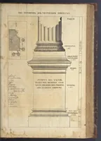 Picture 89 of 115 from Nicolai Goldmans Vollständige Anweisung zu der Civil-Bau-Kunst : in welcher nicht nur die fünff Ordnungen, samt den darzu gehörigen Fenster-Gesimsen, Kämpffern, Geländer-Dockeb und Bilderstühlen, auf eine neue und sonderbare leichte Art aufzureissen deutlich gewiesen, sondern zugleich getreulich entdecket wird ... (1708), leaf 392