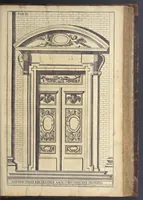 An illustration from Nicolai Goldmans Vollständige Anweisung zu der Civil-Bau-Kunst : in welcher nicht nur die fünff Ordnungen, samt den darzu gehörigen Fenster-Gesimsen, Kämpffern, Geländer-Dockeb und Bilderstühlen, auf eine neue und sonderbare leichte Art aufzureissen deutlich gewiesen, sondern zugleich getreulich entdecket wird ... (1708)