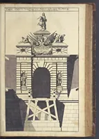 An illustration from Nicolai Goldmans Vollständige Anweisung zu der Civil-Bau-Kunst : in welcher nicht nur die fünff Ordnungen, samt den darzu gehörigen Fenster-Gesimsen, Kämpffern, Geländer-Dockeb und Bilderstühlen, auf eine neue und sonderbare leichte Art aufzureissen deutlich gewiesen, sondern zugleich getreulich entdecket wird ... (1708)