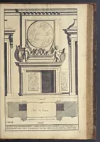 An illustration from Nicolai Goldmans Vollständige Anweisung zu der Civil-Bau-Kunst : in welcher nicht nur die fünff Ordnungen, samt den darzu gehörigen Fenster-Gesimsen, Kämpffern, Geländer-Dockeb und Bilderstühlen, auf eine neue und sonderbare leichte Art aufzureissen deutlich gewiesen, sondern zugleich getreulich entdecket wird ... (1708)