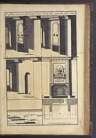 An illustration from Nicolai Goldmans Vollständige Anweisung zu der Civil-Bau-Kunst : in welcher nicht nur die fünff Ordnungen, samt den darzu gehörigen Fenster-Gesimsen, Kämpffern, Geländer-Dockeb und Bilderstühlen, auf eine neue und sonderbare leichte Art aufzureissen deutlich gewiesen, sondern zugleich getreulich entdecket wird ... (1708)