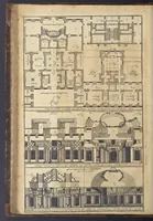 An illustration from Nicolai Goldmans Vollständige Anweisung zu der Civil-Bau-Kunst : in welcher nicht nur die fünff Ordnungen, samt den darzu gehörigen Fenster-Gesimsen, Kämpffern, Geländer-Dockeb und Bilderstühlen, auf eine neue und sonderbare leichte Art aufzureissen deutlich gewiesen, sondern zugleich getreulich entdecket wird ... (1708)