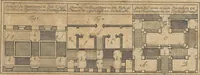 An illustration from Nicolai Goldmans Vollständige Anweisung zu der Civil-Bau-Kunst : in welcher nicht nur die fünff Ordnungen, samt den darzu gehörigen Fenster-Gesimsen, Kämpffern, Geländer-Dockeb und Bilderstühlen, auf eine neue und sonderbare leichte Art aufzureissen deutlich gewiesen, sondern zugleich getreulich entdecket wird ... (1708)