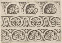 Picture 11 of 34 from Diuers ornements d'architecture, recueillis et dessegnes apres l'antique (1658), leaf 32