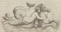 An illustration from Hieroglyphica, siue, Antiqua schemata gemmarum anularium : quaesita moralia, politica, historica, medica, philosophica, & sublimiora, omnigenam eruditionem & altiorem sapientiam attingentia (1653)