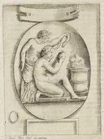 Picture 9 of 20 from Hieroglyphica, siue, Antiqua schemata gemmarum anularium : quaesita moralia, politica, historica, medica, philosophica, & sublimiora, omnigenam eruditionem & altiorem sapientiam attingentia (1653), leaf 199