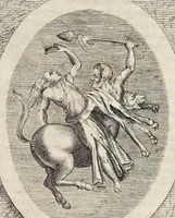 An illustration from Hieroglyphica, siue, Antiqua schemata gemmarum anularium : quaesita moralia, politica, historica, medica, philosophica, & sublimiora, omnigenam eruditionem & altiorem sapientiam attingentia (1653)