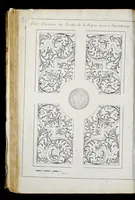 An illustration from Traité du iardinage selon les raisons de la nature et de l'art : divisé en trois livres : ensemble diuers desseins de parterres, pelouzes, bosquets & autres ornemens seruans à l'embellissement des iardins (1638)