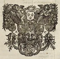 An illustration from Histoire des ministres d'estat : qui ont serui sous les roys de France de la troisiesme lignee, avec le sommaire des regnes ausquels ils ont vescu : le tout justifié par les chroniques des auteurs contemporains, chartes d'eglises, lettres & memoires des affaires d'estat, registres anciens, & autres bonnes preuues (1642)