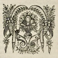 An illustration from Histoire des ministres d'estat : qui ont serui sous les roys de France de la troisiesme lignee, avec le sommaire des regnes ausquels ils ont vescu : le tout justifié par les chroniques des auteurs contemporains, chartes d'eglises, lettres & memoires des affaires d'estat, registres anciens, & autres bonnes preuues (1642)