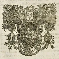 An illustration from Histoire des ministres d'estat : qui ont serui sous les roys de France de la troisiesme lignee, avec le sommaire des regnes ausquels ils ont vescu : le tout justifié par les chroniques des auteurs contemporains, chartes d'eglises, lettres & memoires des affaires d'estat, registres anciens, & autres bonnes preuues (1642)