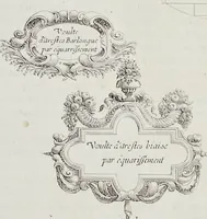 Picture 25 of 29 from L'architecture des voutes, ou, L'art des traits et coupe des voutes : traicté tres-vtil, voire necessaire a tous architectes, maistres massons, appareilleurs, tailleurs de pierre, et generalement a tous ceux qui se meslent de l'architecture, mesme militaire (1643), leaf 378