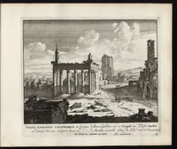 Picture 19 of 35 from Roma aeterna, Petri Schenkii : sive, Ipsius aedificiorum romanorum, integrorum collapsorumque, conspectus duplex (1690), leaf 122