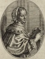 An illustration from Les abus du mariage, ou sont clairement representez les subtilitez deshonnestes, tant des femmes que des hommes, dont ils usent pour se tromper l'un l'autre. A cecy sont adjoustez quelques enseignemens pour corriger tels abus. Misbruick des houwelycx, waer in klaerlijck word uitgebeeldt de boosheden en loosheden zo wel tusschen mannen als vrouwen gepleeght, om malkander behendigh te bedriegen. Hier zijn bygevoeght eenige nutte en noodige leeringh, streckende tot verbeteringe der hedensdaeghsche bedorven huyshoudinge. The mistake off matrimonij, wherin is clearely set out the shamefull craftinesse as well by men, as women, pleading one against an other of their shamefull deceitfulnesse. Here is also by joyned some learned instructions to the amendement and reproouing of that filthinesse (1641)