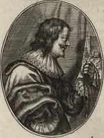 An illustration from Les abus du mariage, ou sont clairement representez les subtilitez deshonnestes, tant des femmes que des hommes, dont ils usent pour se tromper l'un l'autre. A cecy sont adjoustez quelques enseignemens pour corriger tels abus. Misbruick des houwelycx, waer in klaerlijck word uitgebeeldt de boosheden en loosheden zo wel tusschen mannen als vrouwen gepleeght, om malkander behendigh te bedriegen. Hier zijn bygevoeght eenige nutte en noodige leeringh, streckende tot verbeteringe der hedensdaeghsche bedorven huyshoudinge. The mistake off matrimonij, wherin is clearely set out the shamefull craftinesse as well by men, as women, pleading one against an other of their shamefull deceitfulnesse. Here is also by joyned some learned instructions to the amendement and reproouing of that filthinesse (1641)