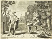 Picture 19 of 97 from The art of painting, in all its branches : methodically demonstrated by discourses and plates, and exemplified by remarks on the paintings of the best masters, and their perfections and oversights laid open (1738), leaf 104