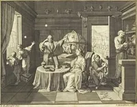 Picture 25 of 97 from The art of painting, in all its branches : methodically demonstrated by discourses and plates, and exemplified by remarks on the paintings of the best masters, and their perfections and oversights laid open (1738), leaf 200