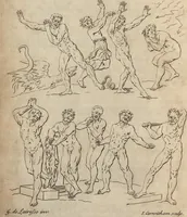 An illustration from The art of painting, in all its branches : methodically demonstrated by discourses and plates, and exemplified by remarks on the paintings of the best masters, and their perfections and oversights laid open (1738)