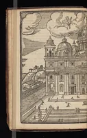 Picture 1 of 57 from Les merveilles de la ville de Rome : ou il est traictè des eglises, stations & reliques des corps saincts, qui y sont : auec la guide, qui enseigne aux estrangers à aysèment trouuer les choses plus remarquables de Rome : auec les noms de papes, empereurs & autres princes chrestiens ... (1637), leaf 11