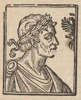 An illustration from Les merveilles de la ville de Rome : ou il est traictè des eglises, stations & reliques des corps saincts, qui y sont : auec la guide, qui enseigne aux estrangers à aysèment trouuer les choses plus remarquables de Rome : auec les noms de papes, empereurs & autres princes chrestiens ... (1637)