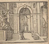 Picture 35 of 57 from Les merveilles de la ville de Rome : ou il est traictè des eglises, stations & reliques des corps saincts, qui y sont : auec la guide, qui enseigne aux estrangers à aysèment trouuer les choses plus remarquables de Rome : auec les noms de papes, empereurs & autres princes chrestiens ... (1637), leaf 126